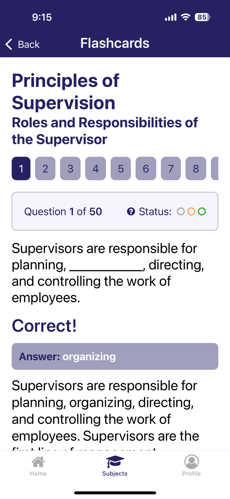 Principles of Supervision DSST / DANTES study guide