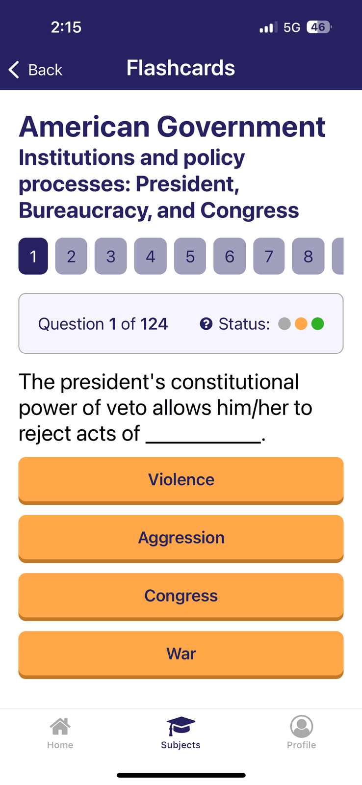American Government CLEP study guide