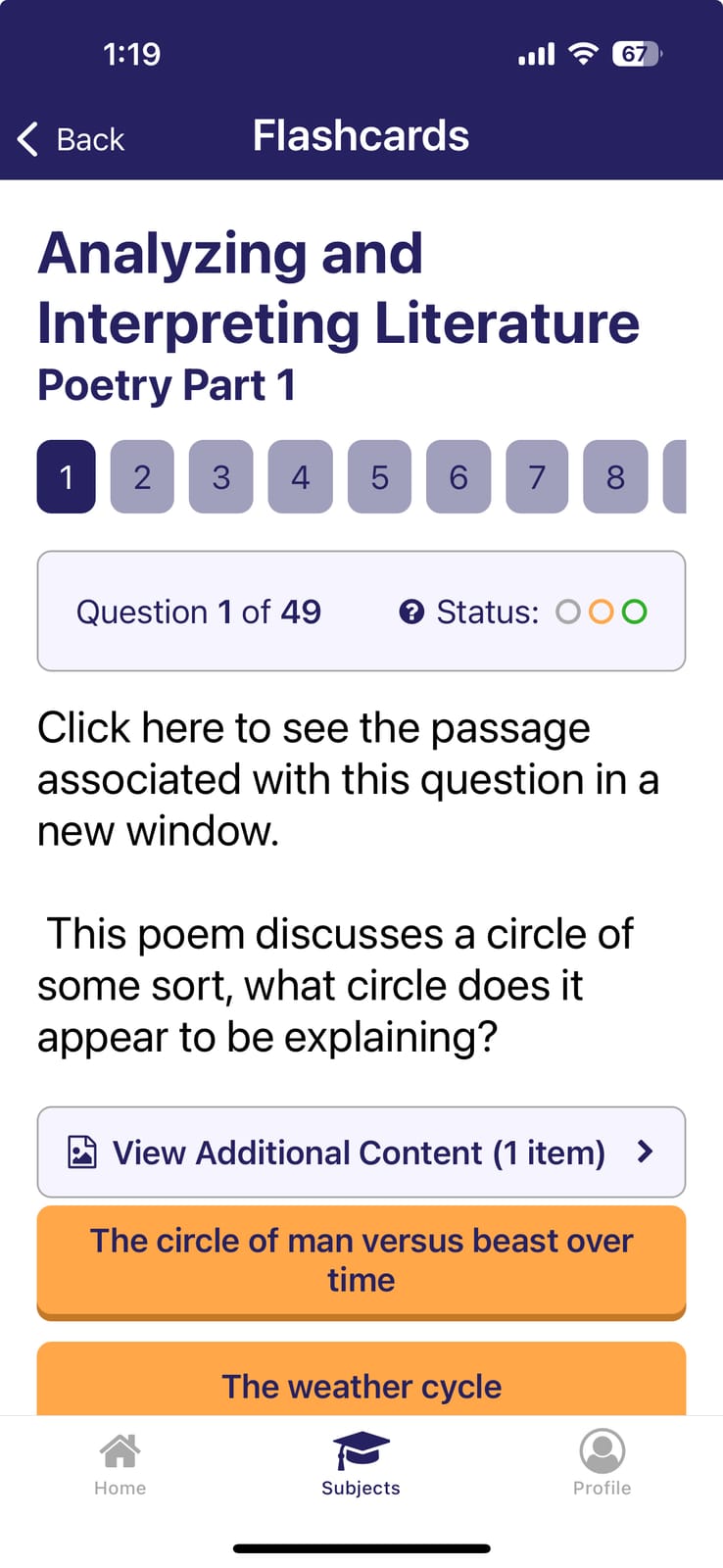 Analyzing and Interpreting Literature CLEP study guide