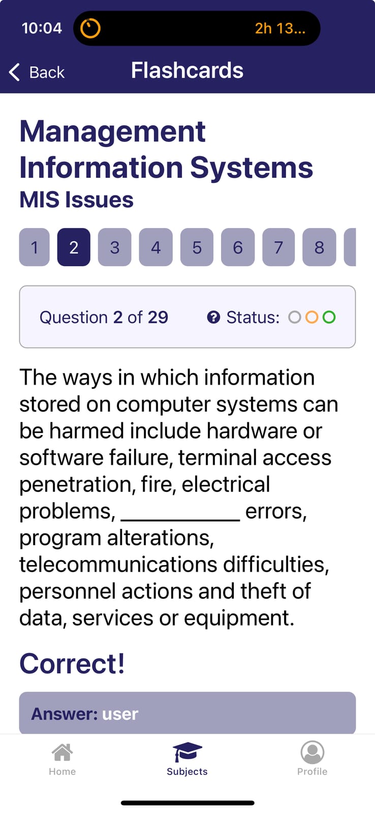 Management Information Systems DSST / DANTES study guide