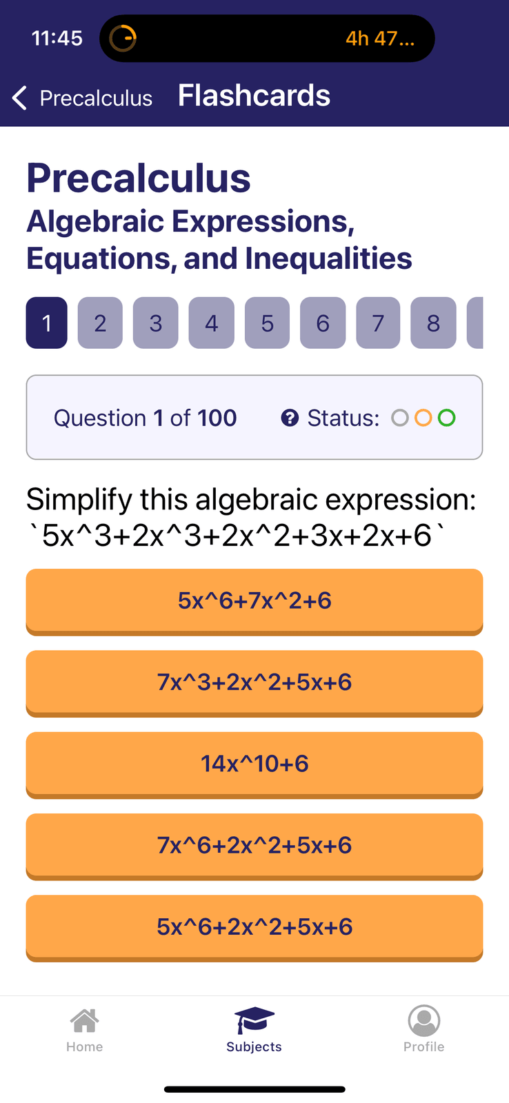 Precalculus CLEP study guide