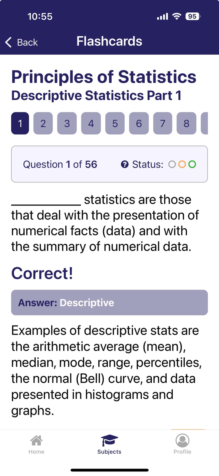 Principles of Statistics DSST / DANTES study guide