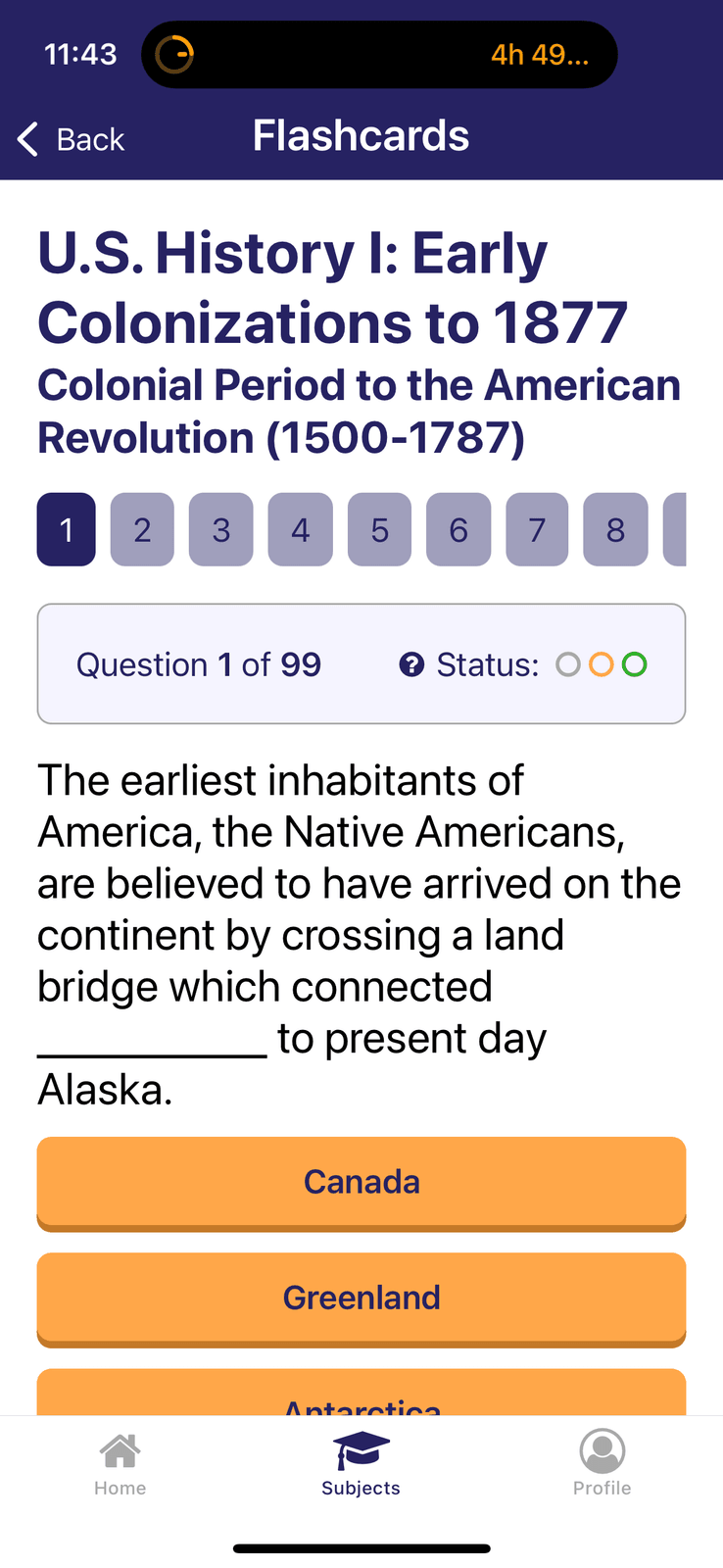 History of the United States I: Early Colonization to 1877 CLEP study guide