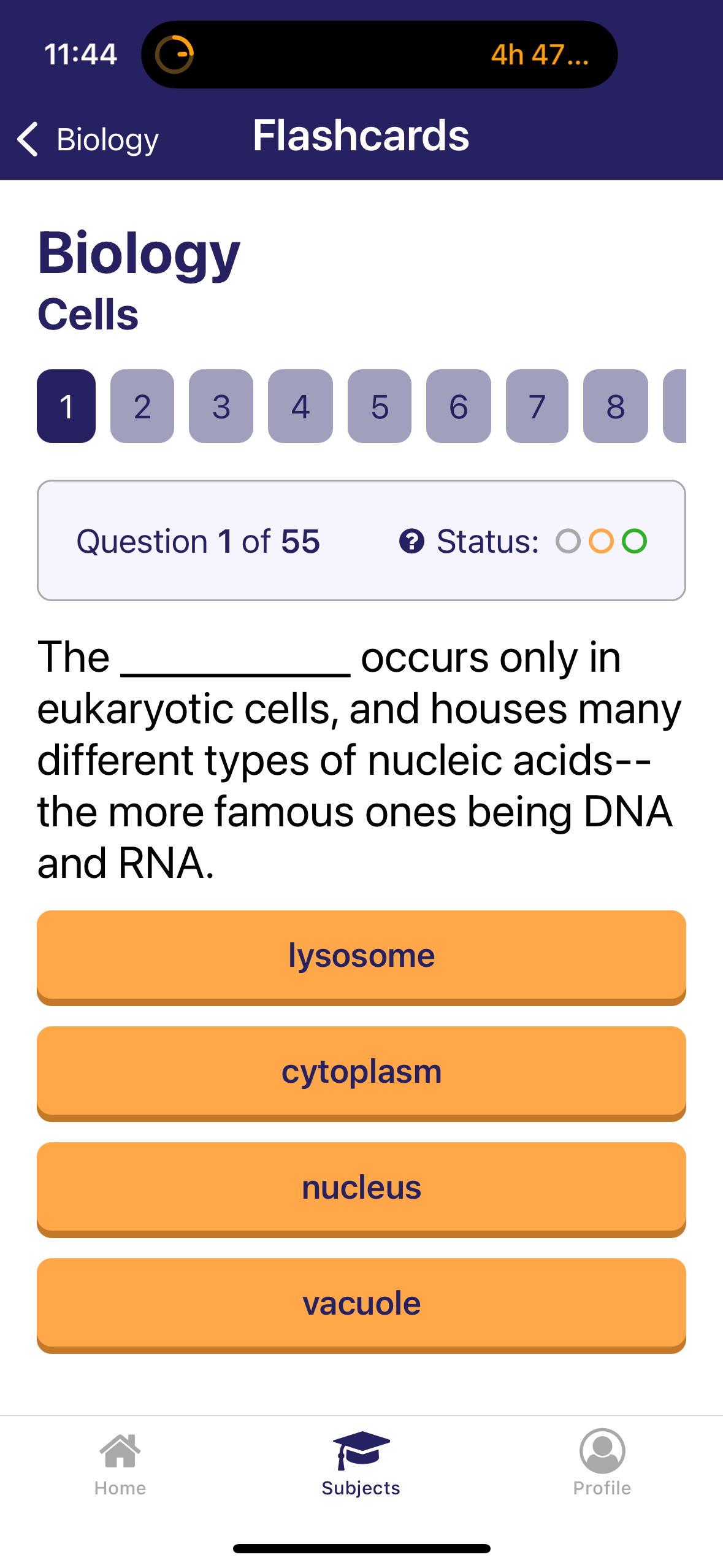 InstantCert Biology study guide preview