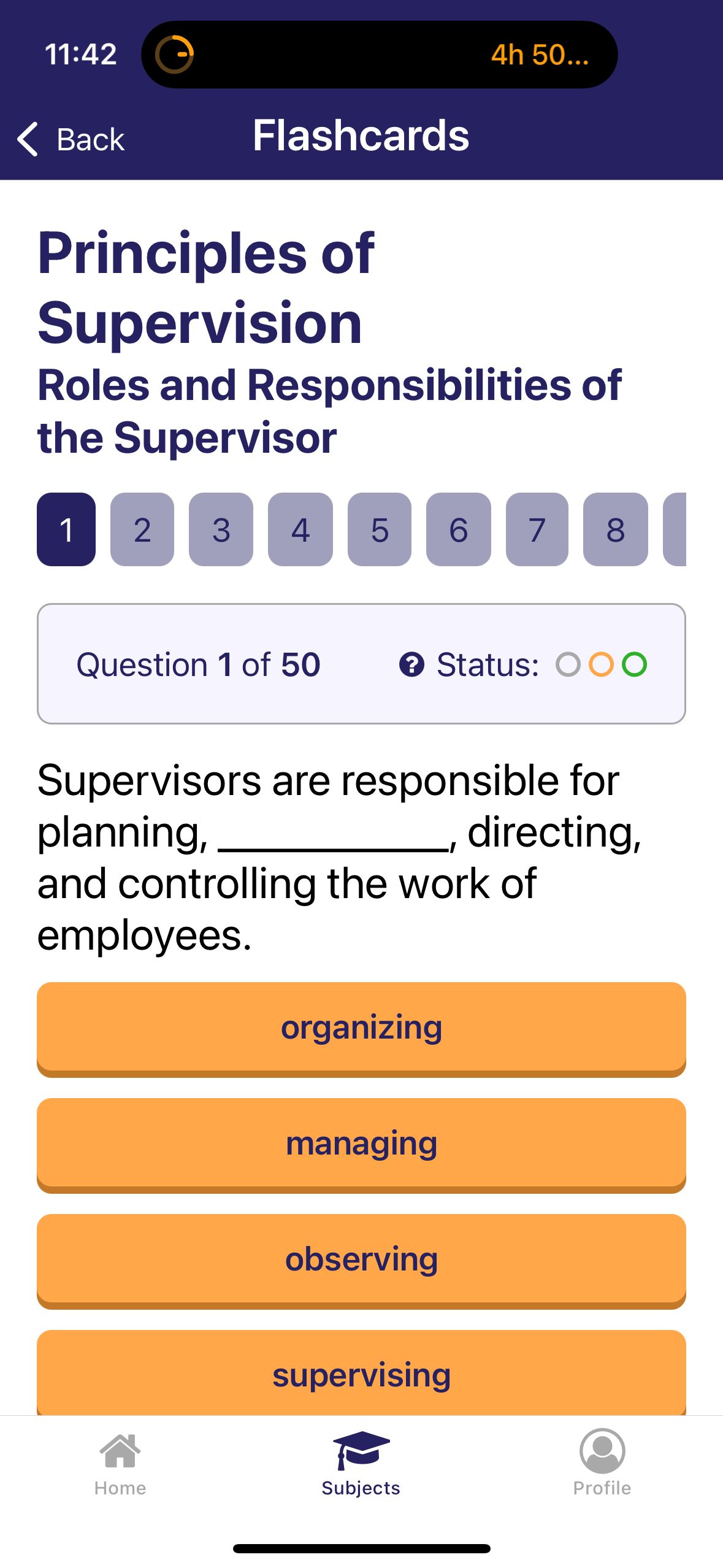InstantCert Principles of Supervision study guide preview