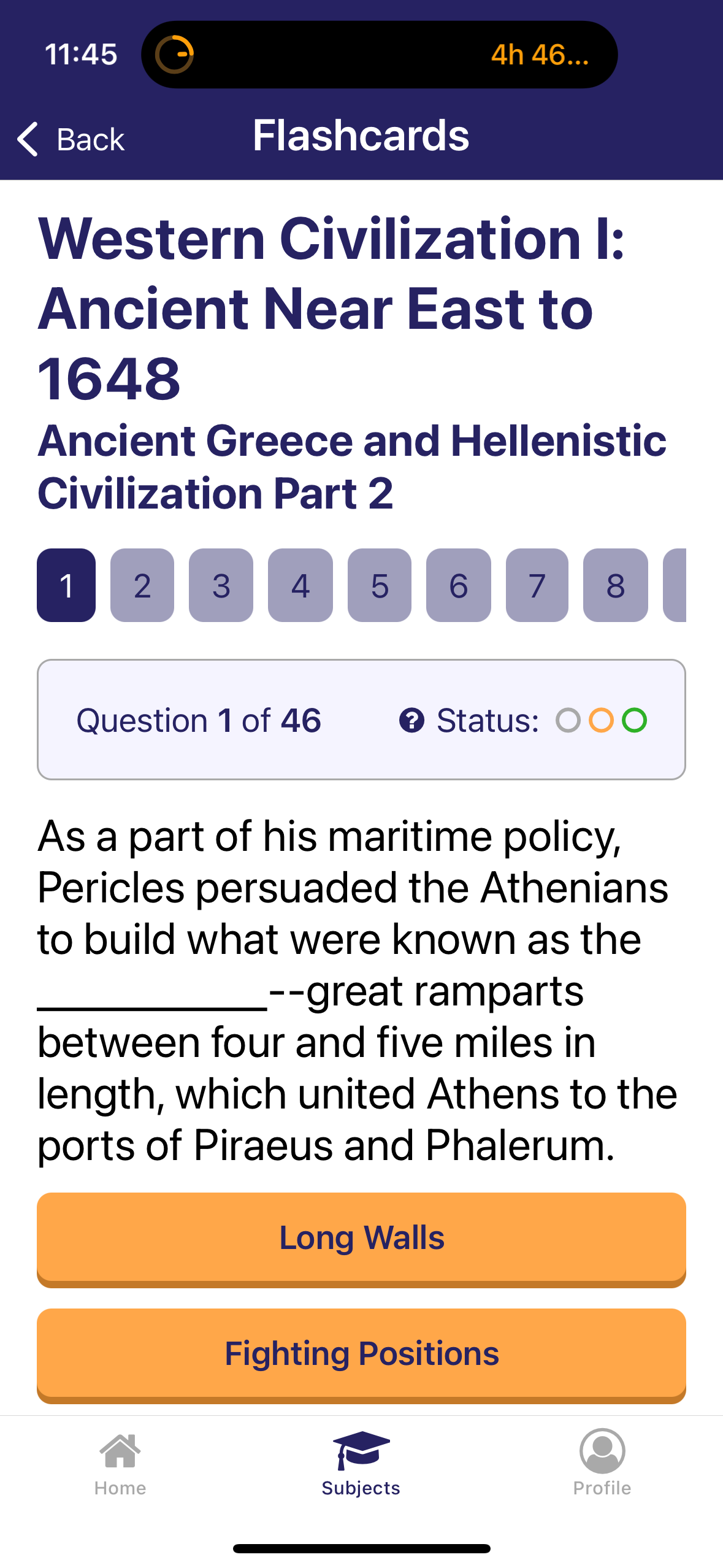 Western Civilization I CLEP study guide flashcard preview